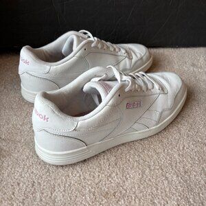 Reebok Galaxy 7 Women's Athletic Walking Shoes Size 9 White Pink Logo RBK007